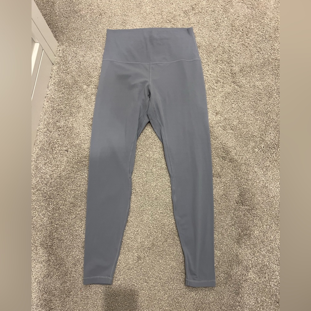 Lululemon Align Super-High Rise Pant 28" Chambray Size 10 - Picture 4 of 4